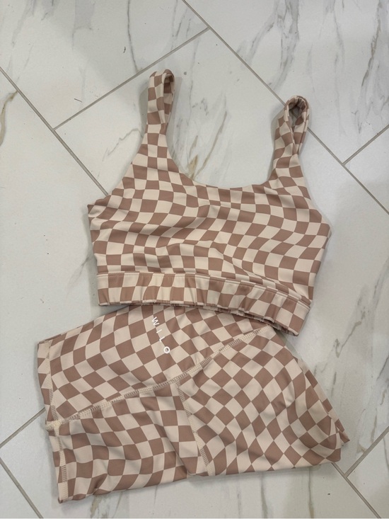 Wilo The Label Other - Wilo The Label checkered activewear set